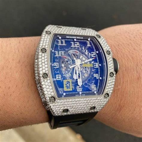 iced out richard mille|richard mille starting price.